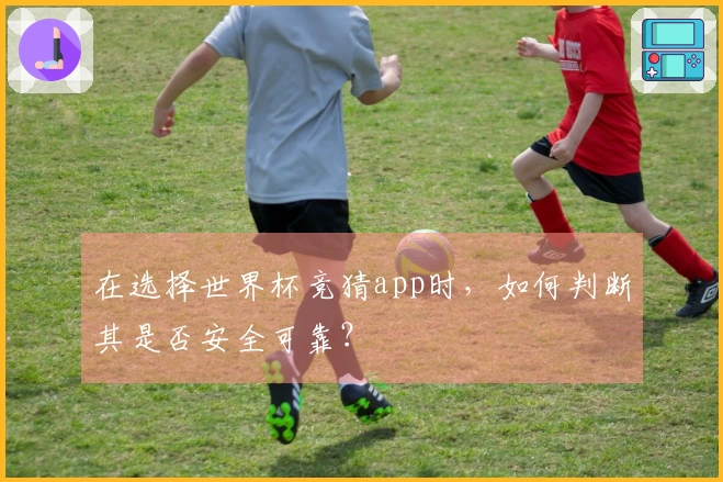在选择世界杯竞猜app时，如何判断其是否安全可靠？