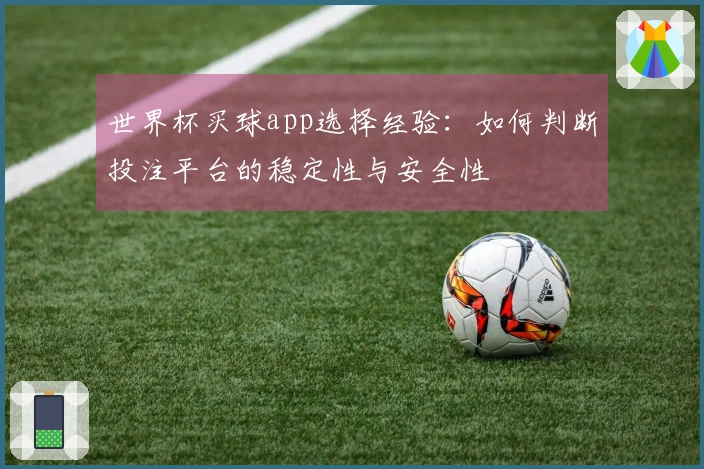 世界杯买球app选择经验：如何判断投注平台的稳定性与安全性