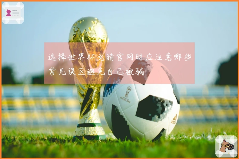 选择世界杯竞猜官网时应注意哪些常见误区避免自己被骗